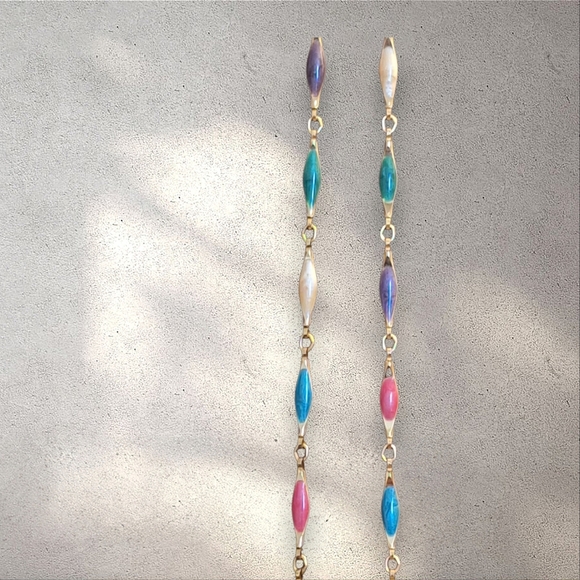 Vintage Colorful Beaded Necklace - Picture 3 of 6